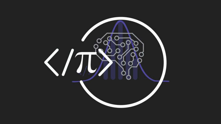 a conceptual graphic showing a neural brain, a normal distribution graph, and a formula