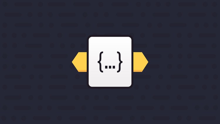 a conceptual graphic showing code brackets
